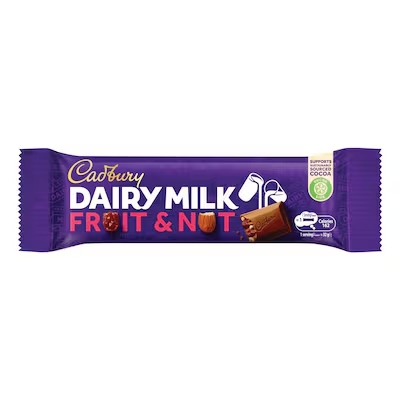 Cadbury Fruit & Nut Moulded Chocolate 32G