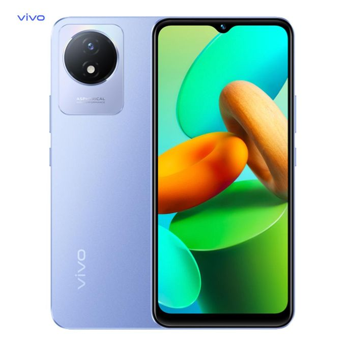 Vivo Y02t - 6.51'', 4GB RAM + 64GB ROM - (Dual SIM) - 5000mAh - Orchid Blue