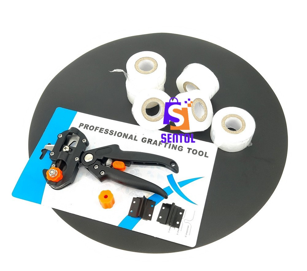 Professional Grafting Tool with 6 Rolls Grafting Tape