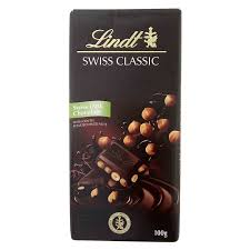 Lindt Swiss C Dark Chocolates 12x100GM