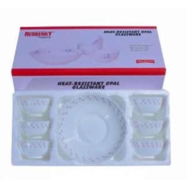 Redberry 7 Pcs Serving Bowl Set(Pudding Set)