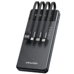 Awei P131K Mobile Powerbank 10000mAh with Charging Cables