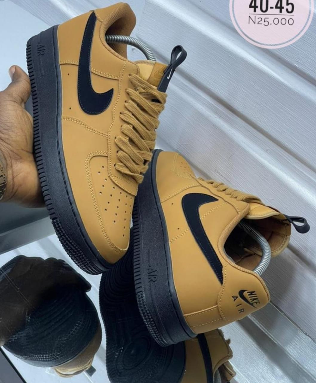 Nike Air Force 1 Custom Brown