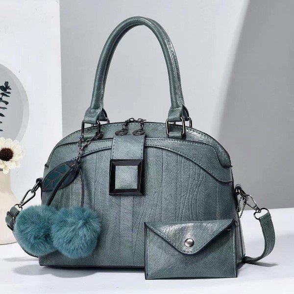 SMART AND CLASSY 2 IN 1 WOMEN HANDBAG-GREEN
