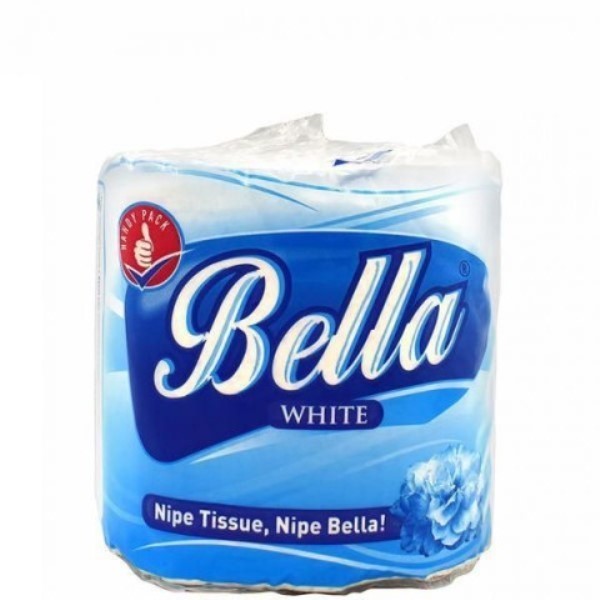 Bella  White Single  Toilet Paper