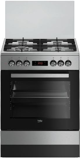 BEKO 60CM FREESTANDING COOKER: FSM61330DXDSL