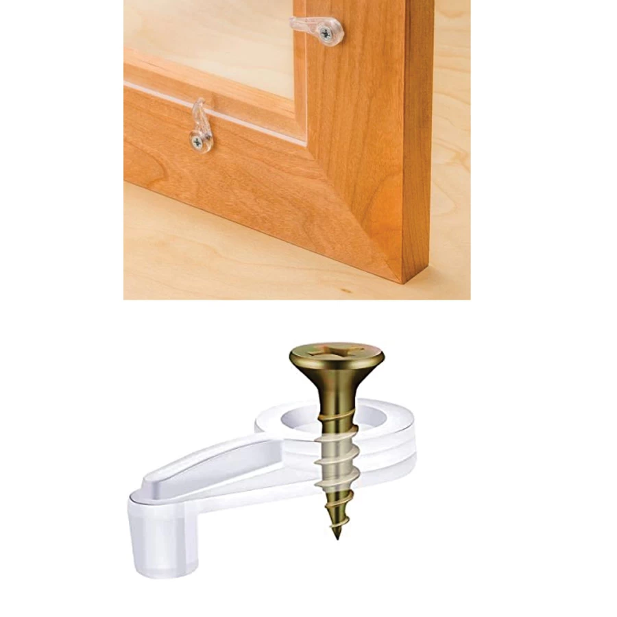 Cabinet & Furniture Connectors Glass Clip Pin 3.3mm