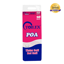 Toilex Toilet Tissue Poa Pink Diamond 10s Wrapped