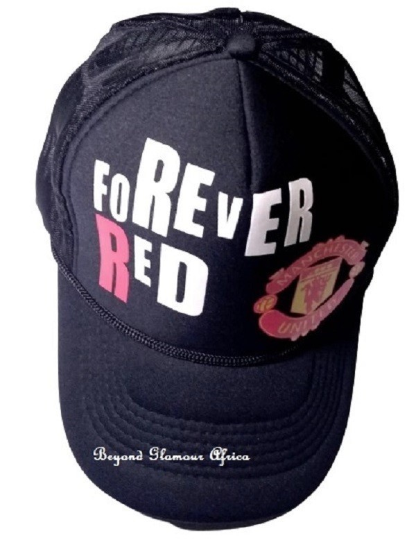 Mens Black Manchester mesh cap