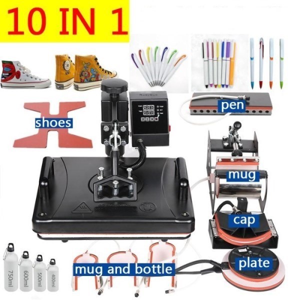10 in 1 Heat Press Machine Transfer