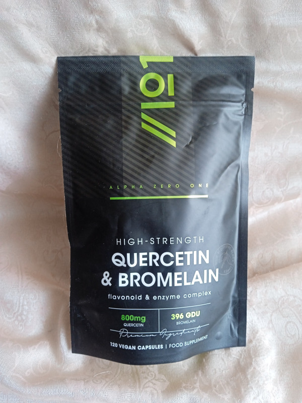 Plant-Based Quercetin 800mg & Bromelain 396 GDU with BioPerine® - 120 Vegan Capsules