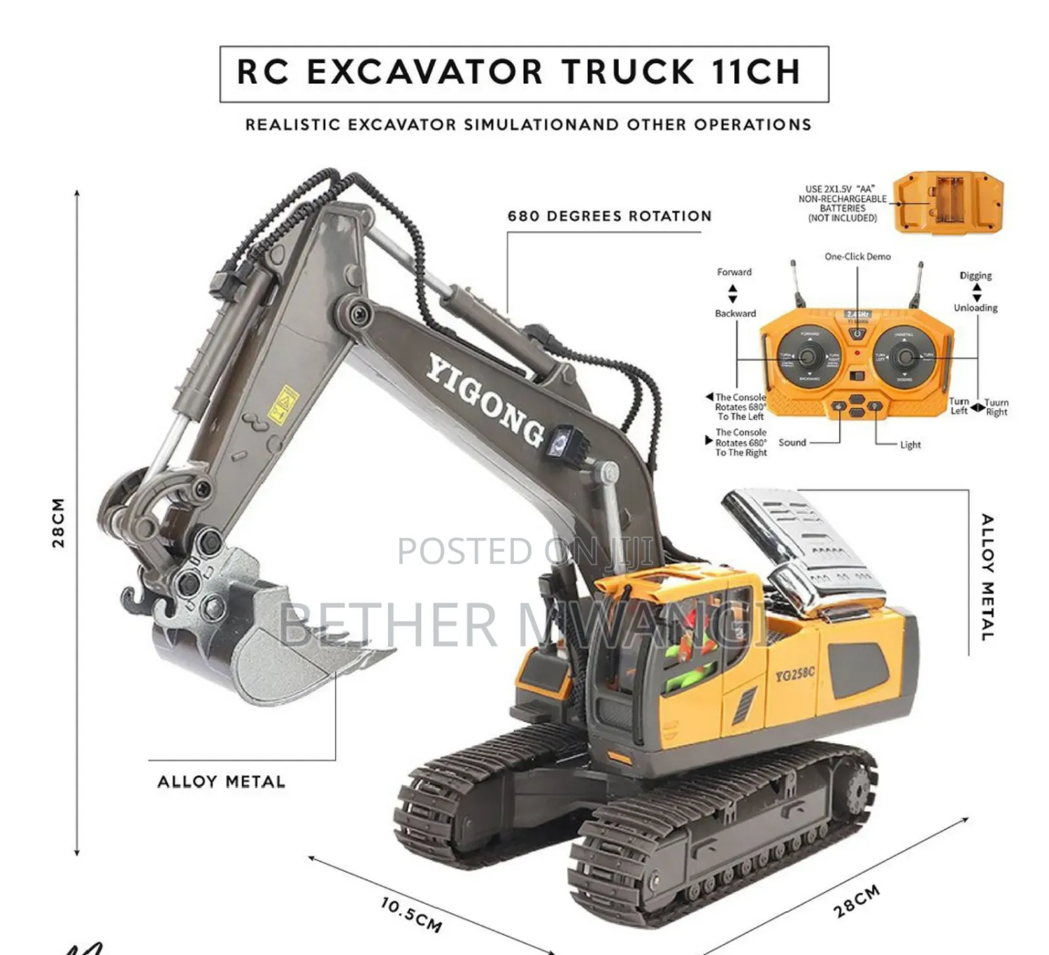 Extractor RC Truck Full Function