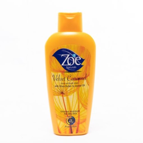 Zoe Velvet Caramel Hand & Body Lotion 400ml