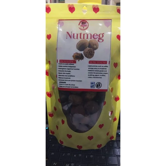 NUT MEG SEEDS PURE ORGANIC 200G