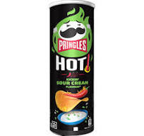 Pringles Hot Kickin Sour Cream 160g