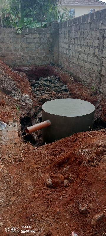 Guard house biodigester Septic Tank