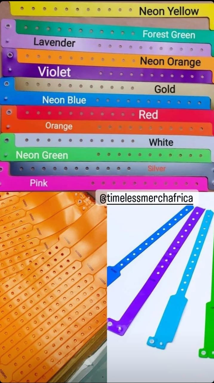 High Quality Event Vinyl Wristbands