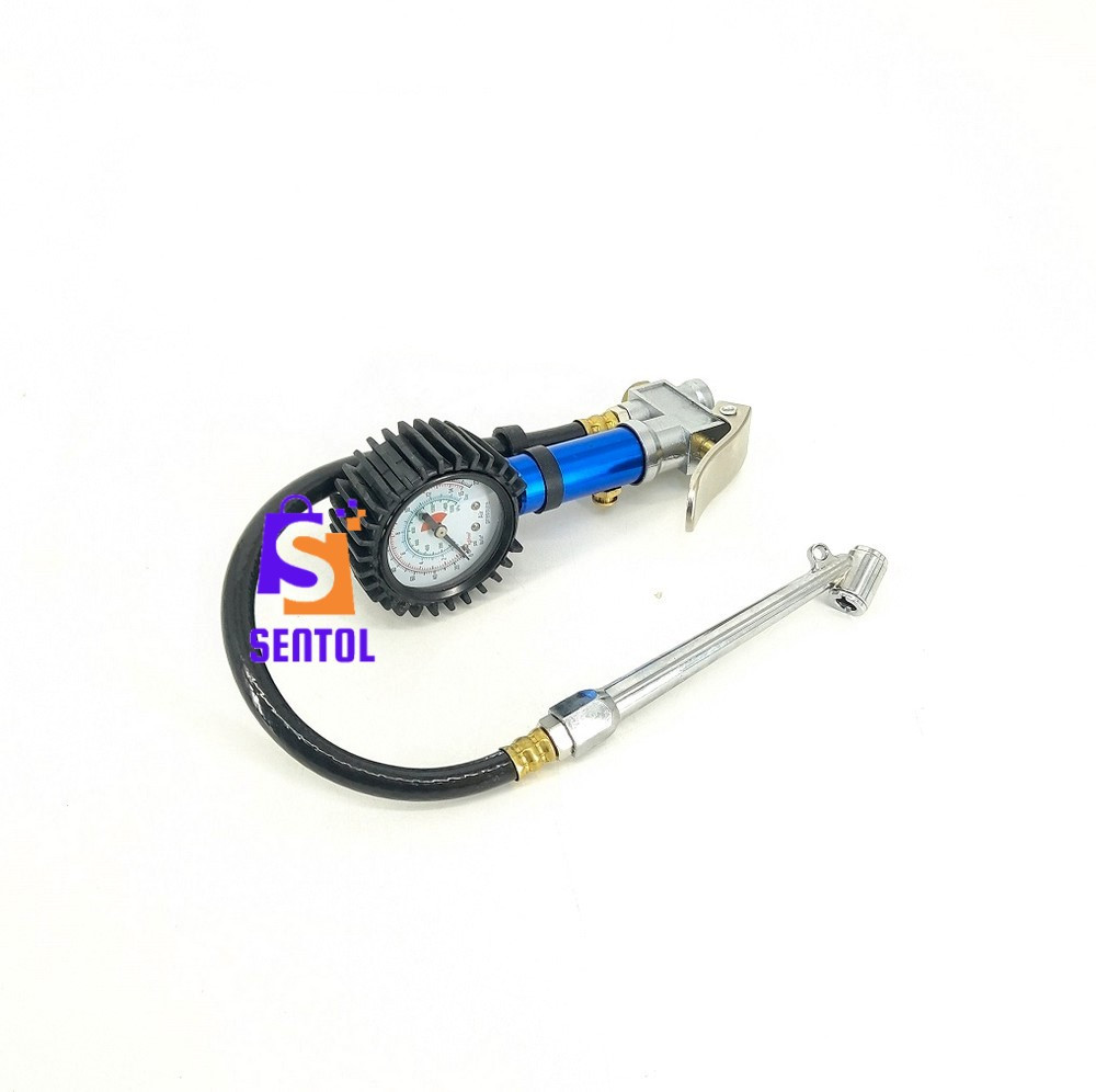 15 Bar 220psi 1500kPa Analogue Inflator Pressure Gauge