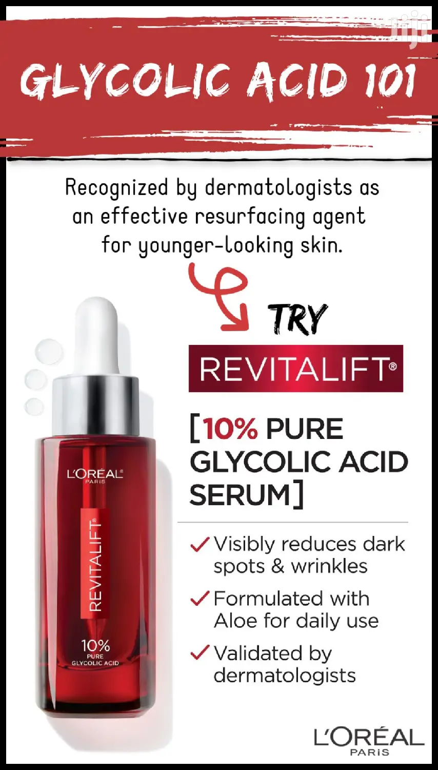 l'Oreal Paris Revitalift 10% Pure Glycolic Acid Serum