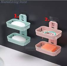 Double layer soap dish