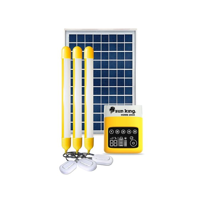 Sun King Home 200X Solar Home Light System - Yellow