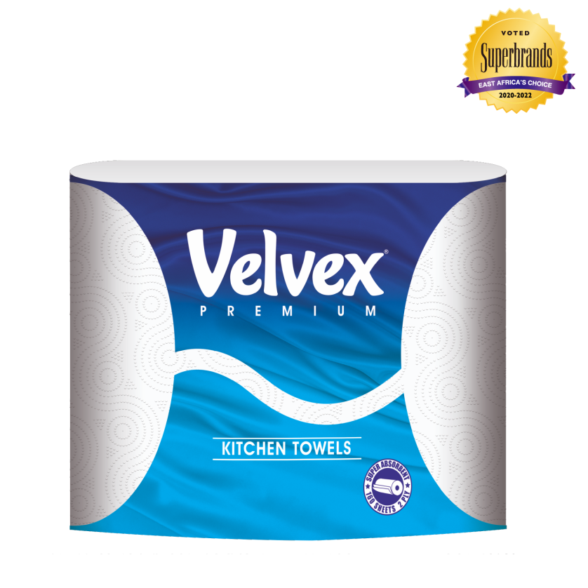 Velvex Premium Kitchen Towel Twin Pack