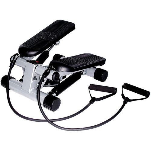 Mini stepper with resistance band