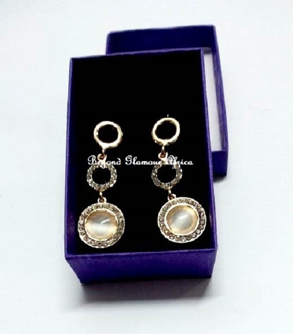 Womens Gold Tone Drop Earrings