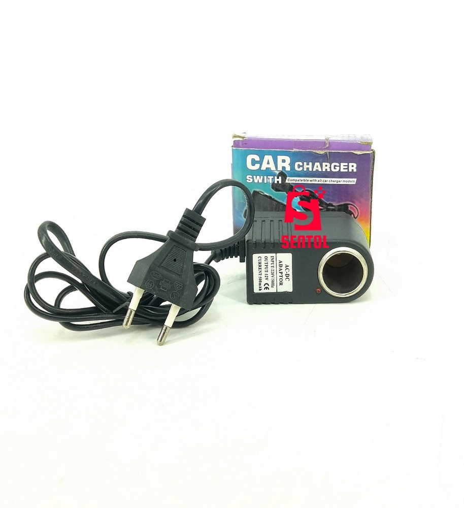 AC to DC 12V Car Lighter Adapter