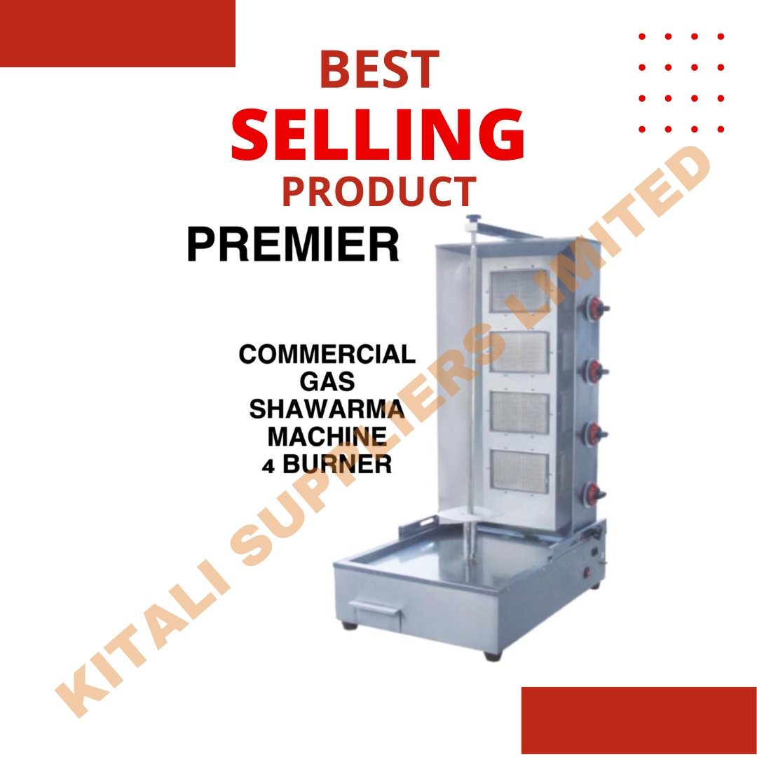 Commercial shawarma machine 4 burners