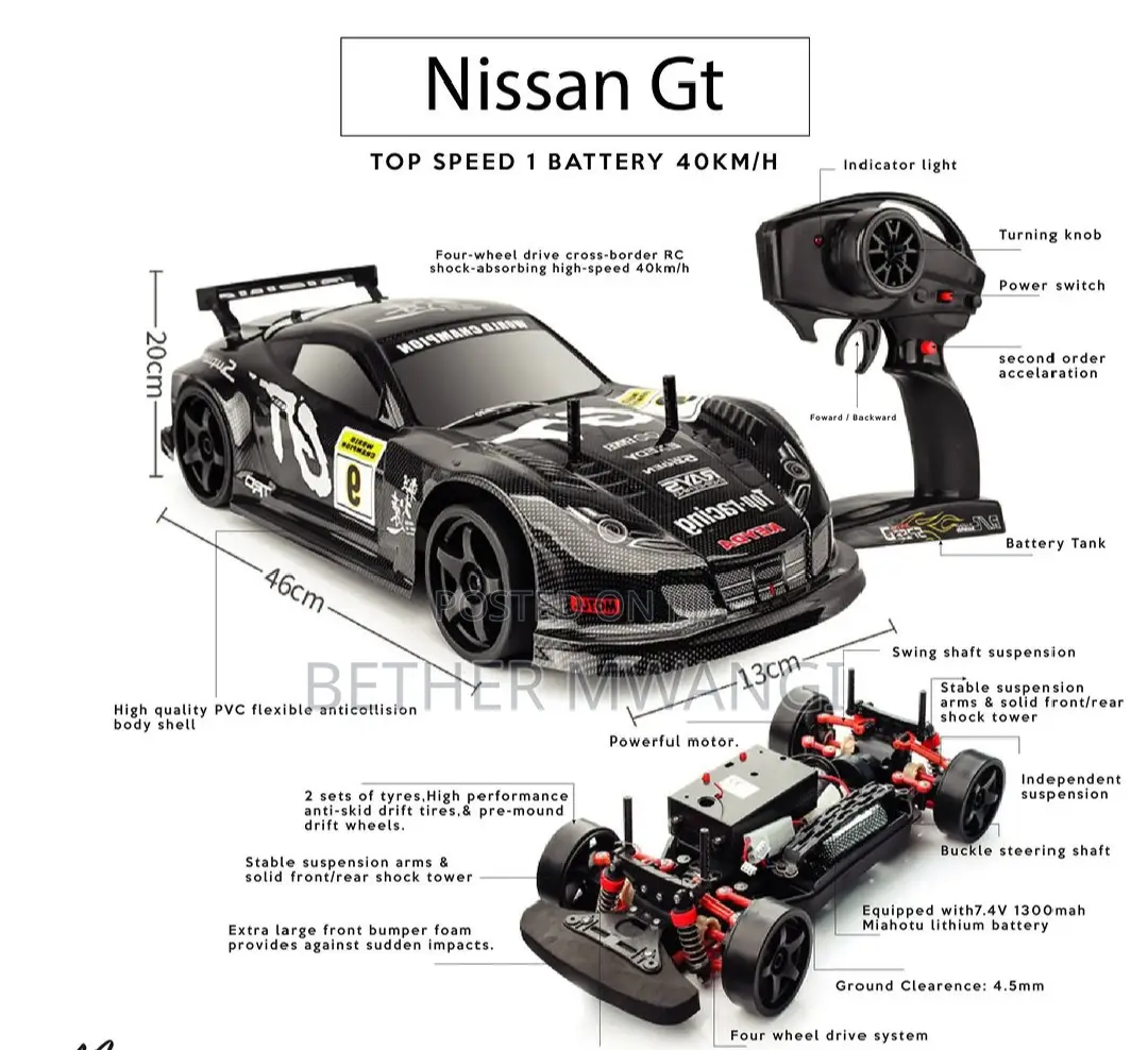 1:10 Scale Drift RC Car