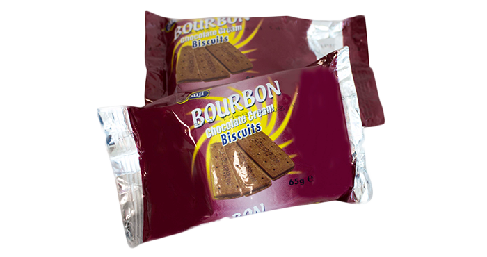 Manji Cream Biscuits Bourbon 55g