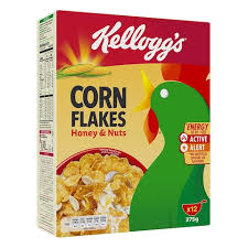 Corn Flakes with honey & Nut 16x375g