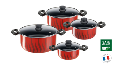 TEFAL TEMPO FLAME COOKWARE SET: C3079082