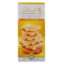 Lindt Grand White 32%Almonds 15x150GM