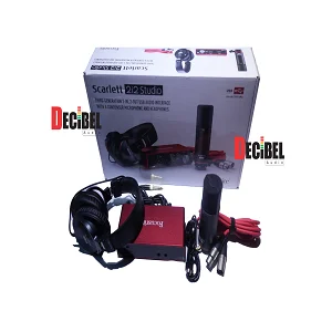 Scarlett 2i2 bundle (microphone)