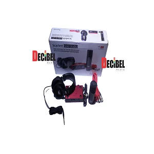 Scarlett solo soundcard bundle (microphone)