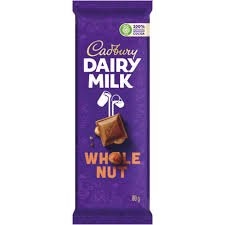 Cadbury Dairy Milk Whole Nut 80Gx24