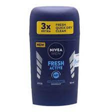 NIVEA DEO STICK FRESH_ACTIVE_NONE_ANTIPERSPIRANT_MALE 50ML