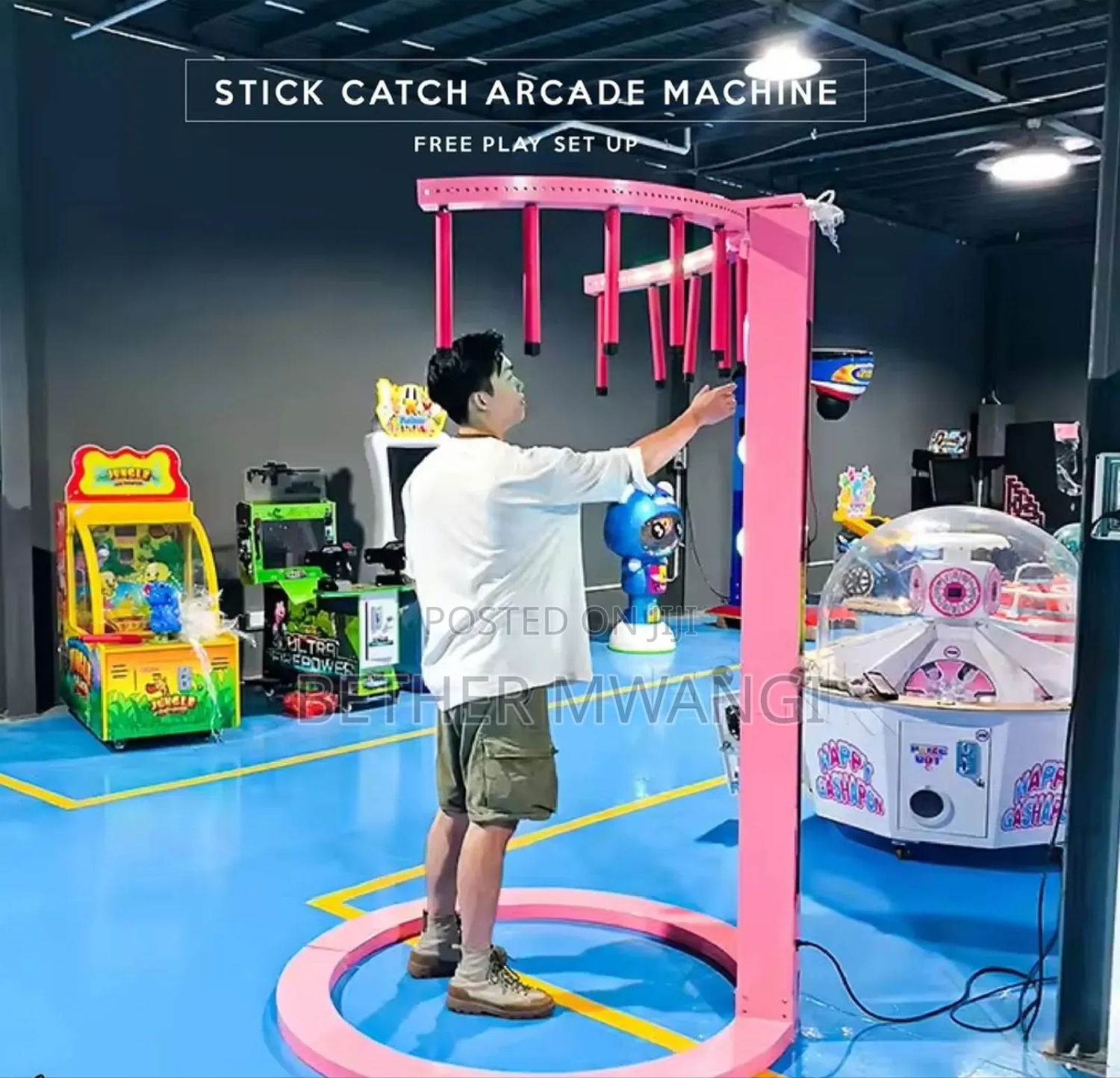 Stick Catching Arcade Machine