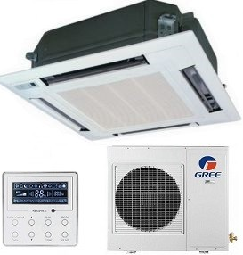24000Btu's Ceiling Cassette Air Conditioner Split Unit R410A GREE