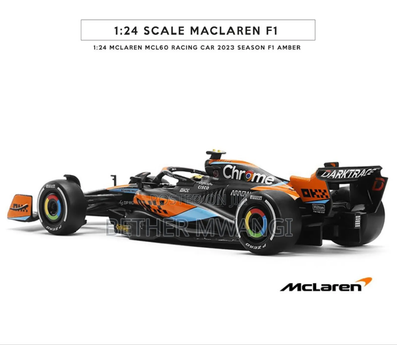 Maclaren F1 Die Cast Car