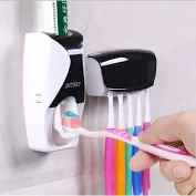 Automatic toothpaste dispenser set