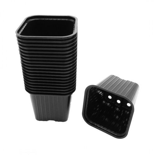 PLASTIC PROPAGATION POT 7 X 7 X 6.5 CM, PACK OF 12