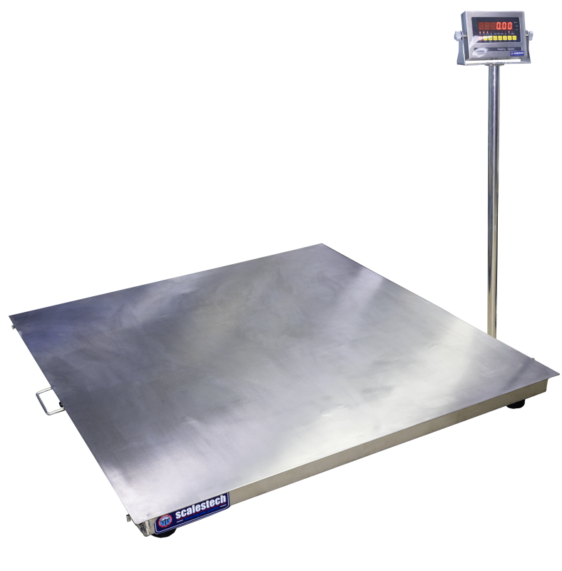 Industrial Heavy-Duty Fully Stainless Steel Floor Scale 1.5 by 1.5m