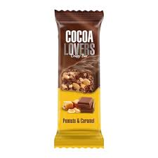 Cocoa Biscuit Crispy Bar Fruit Nut Lovers 12x38g
