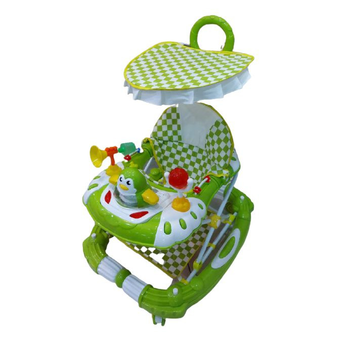 CANOPY BABY WALKER/ROCKER