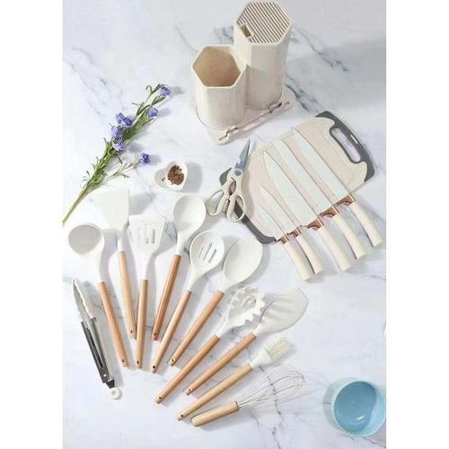19 pcs silicone spoon set