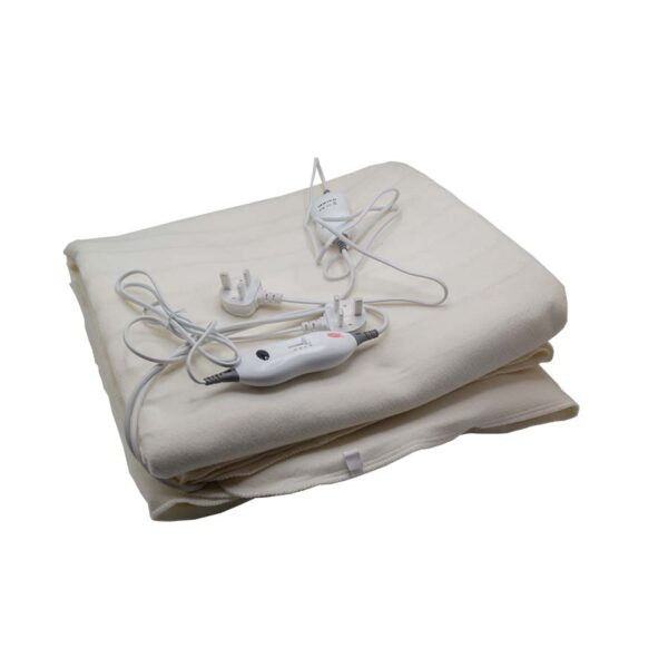 100% POLYESTER DOUBLE BED ELECTRIC UNDER BLANKET SIZE: DOUBLE, 188*184CM, 6.2 FEET X 6 FEET