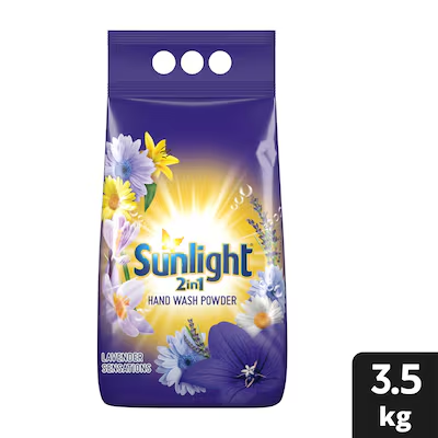 Sunlight Hand Washing Powder lavender fresh 3.5 kg